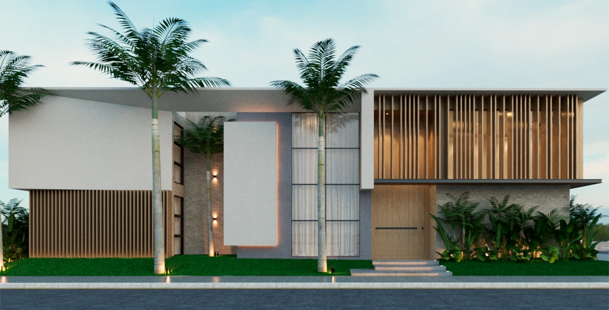Projeto arquitetônico residencial de alto padrão