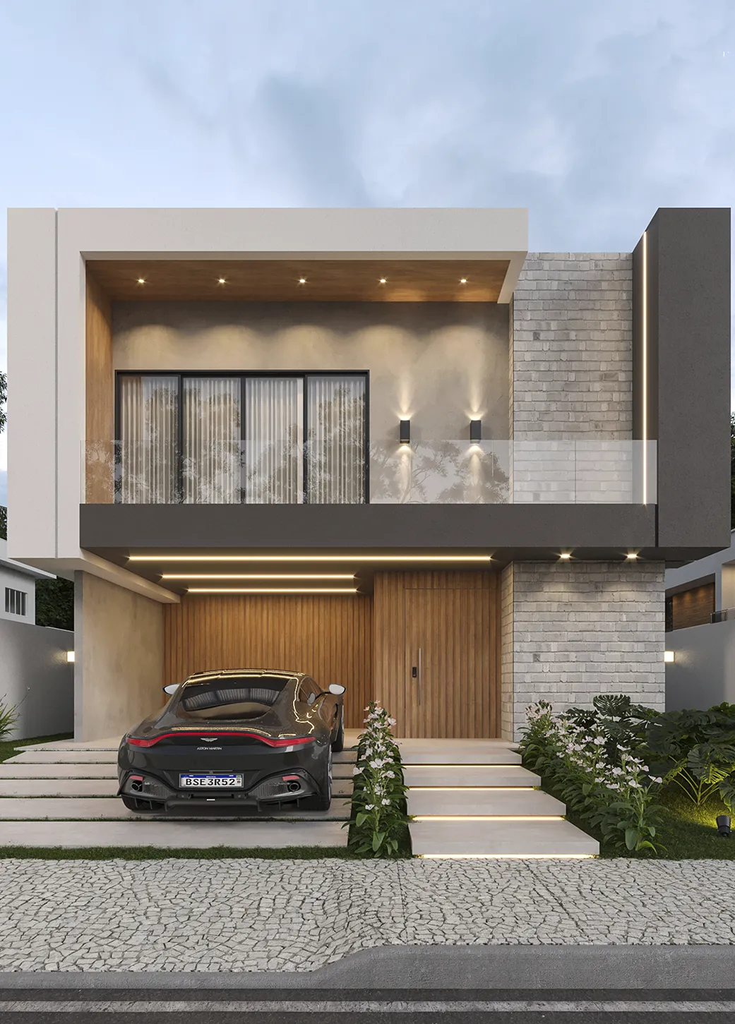 Projeto arquitetônico residencial de alto padrão